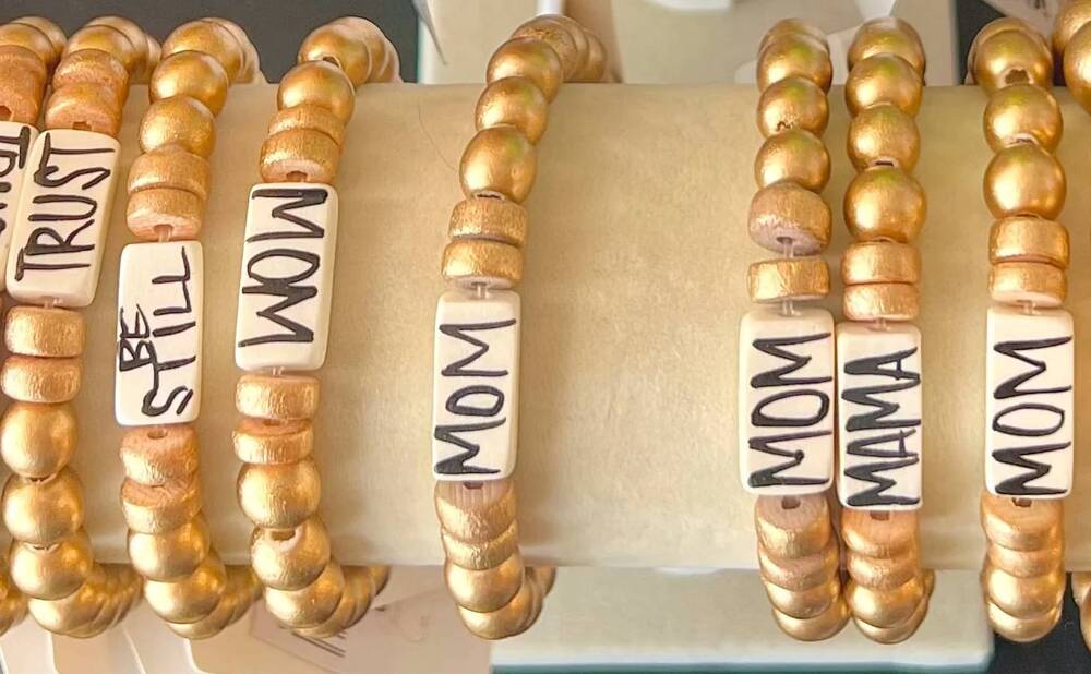NEW AUDRA STYLE affirmation beaded bracelet in mom